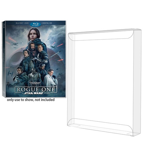 Clear blu ray slipcover - 5x, blu-ray